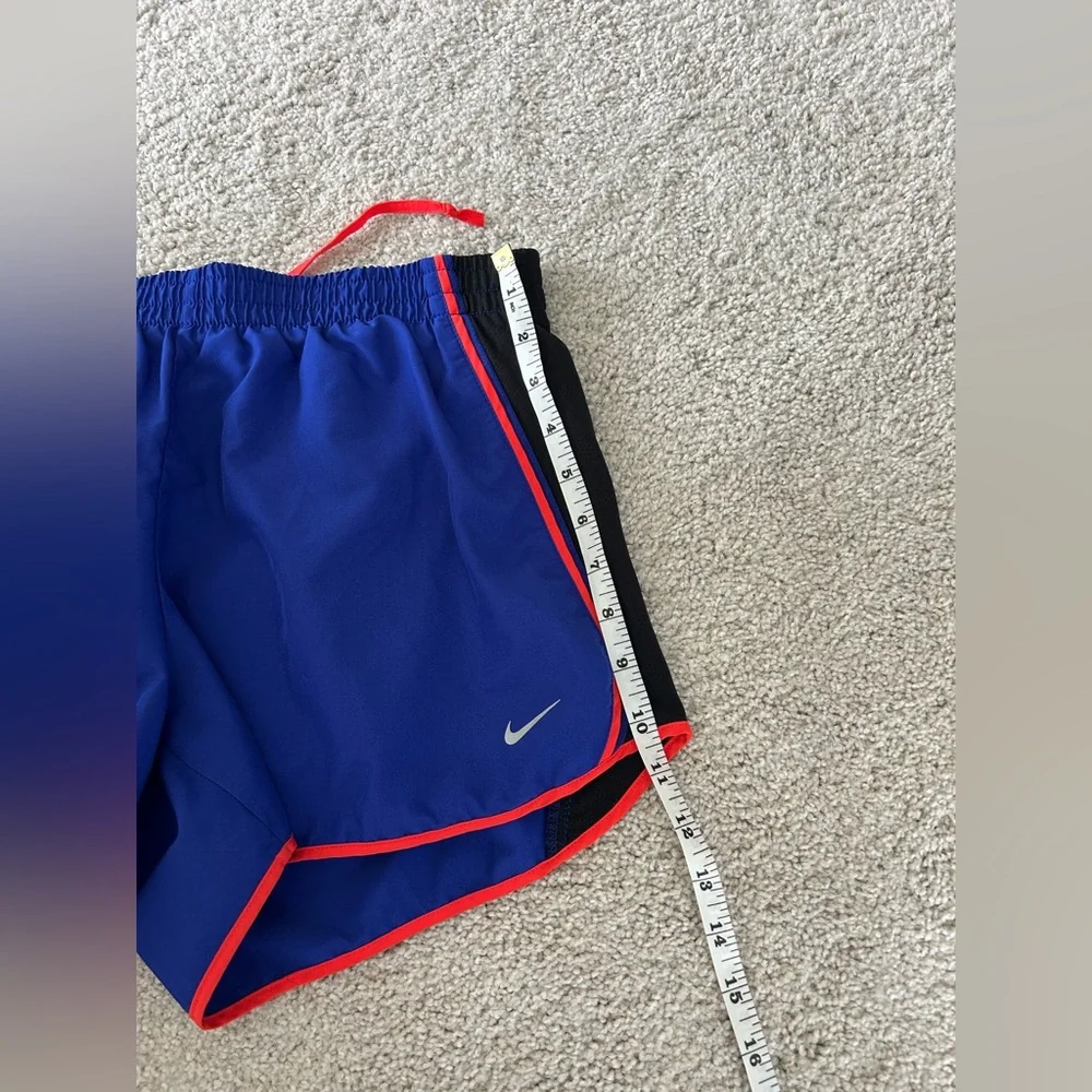 Women's Nike Dri-fit shorts Blue, black and orange details size L